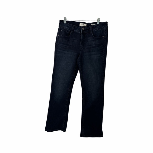 Angels Denim - Angels midrise curvy boot cut jeans dark wash size 12